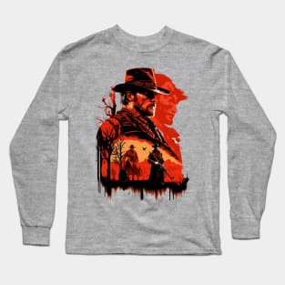 Red Dead Redemption 2 Crowboy T-shirt & Accessories gaming Gift ideas Long Sleeve T-Shirt